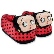 ODD SOX   Betty Boop 3D Slippers Large for Men & Women   Soft Plush Indoor House Shoes, Cozy Gift