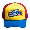 thumbnail image 1 of ODD SOX - Cap’n Crunch Trucker Hat – Snapback Cap – Mesh Back – One Size Adjustable Fit, 1 of 5