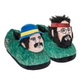 thumbnail image 1 of Odd Sox – Cheech & Chong Fun Indoor Novelty Slippers – Big Fuzzy Cozy Lounge Footwear – Size Large –, 1 of 4