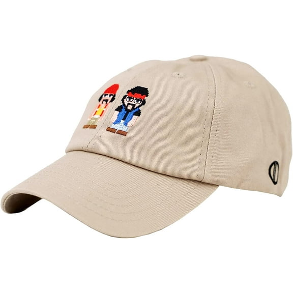 ODD SOX, Cheech & Chong Strap back Dad Hat, Embroidered 100% Cotton
