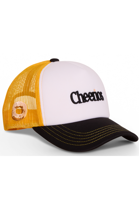 Cheerios Trucker Hat Classic Mesh Snapback Cap Officially Licensed Cereal Logo
