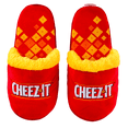 thumbnail image 1 of ODD SOX, Cheez It, Fun Indoor Novelty Slippers, Fuzzy Cozy, Large, 1 of 6