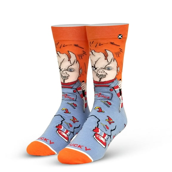 ODD SOX, Chucky Socks for Men Women Child's Play, Novelty Crew, Horror Movie 90s