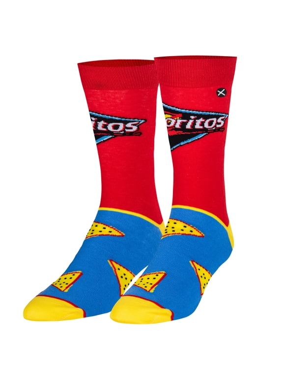 Doritos 2000 Frito Lay Snack Foodie Crew Socks, Size Large