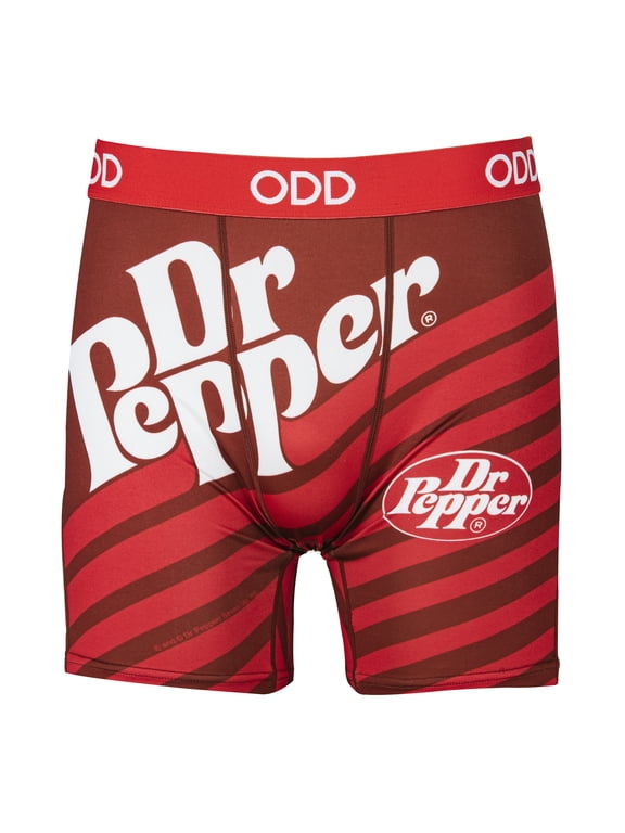 Dr Pepper Boxer Briefs, Mens Soda Underwear, Size S
