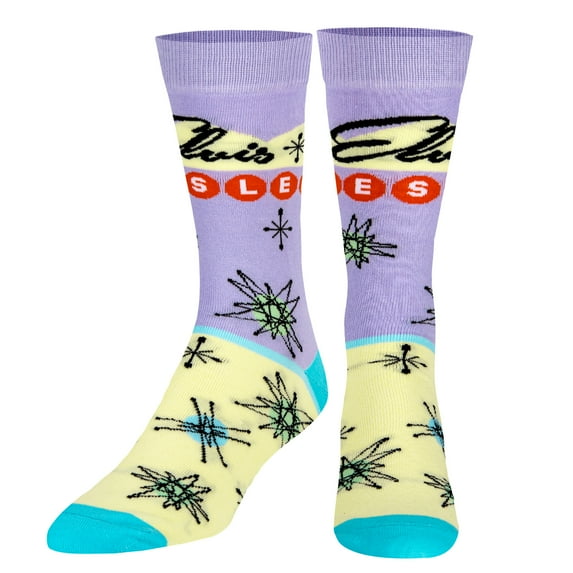 ODD SOX, Elvis Presley, The King of Rock N Roll, Retro Men's Socks, Fun Print