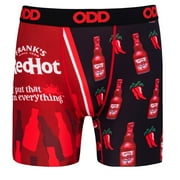 ODD SOX Frank s RedHot Boxer Briefs, Mens Hot Sauce Underwear, Size XS