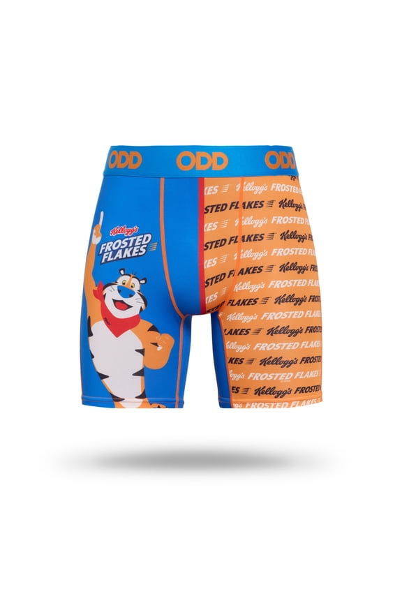 Frosted Flakes Split Men's Boxer Briefs Large Breakfast Cereal Novelty Underwear Comfy