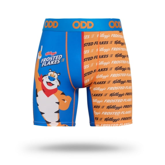 ODD SOX Frosted Flakes Split Men's Boxer Briefs Small Breakfast Cereal Novelty Underwear Comfy