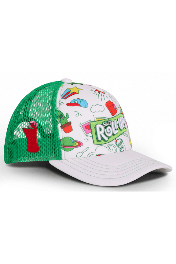 Fruit Roll-Ups Trucker Hat Classic Mesh Snapback Cap Officially Licensed Candy Logo