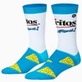 thumbnail image 1 of ODD SOX – Doritos Cool Ranch Tortilla Chip Logo Novelty Crew Socks – Size Large – Men’s 8–12 /, 1 of 6