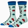 thumbnail image 1 of Odd Sox – Monopoly Boardwalk & Park Place Crew Socks – Fun Board Game Property Print Novelty Socks –, 1 of 6