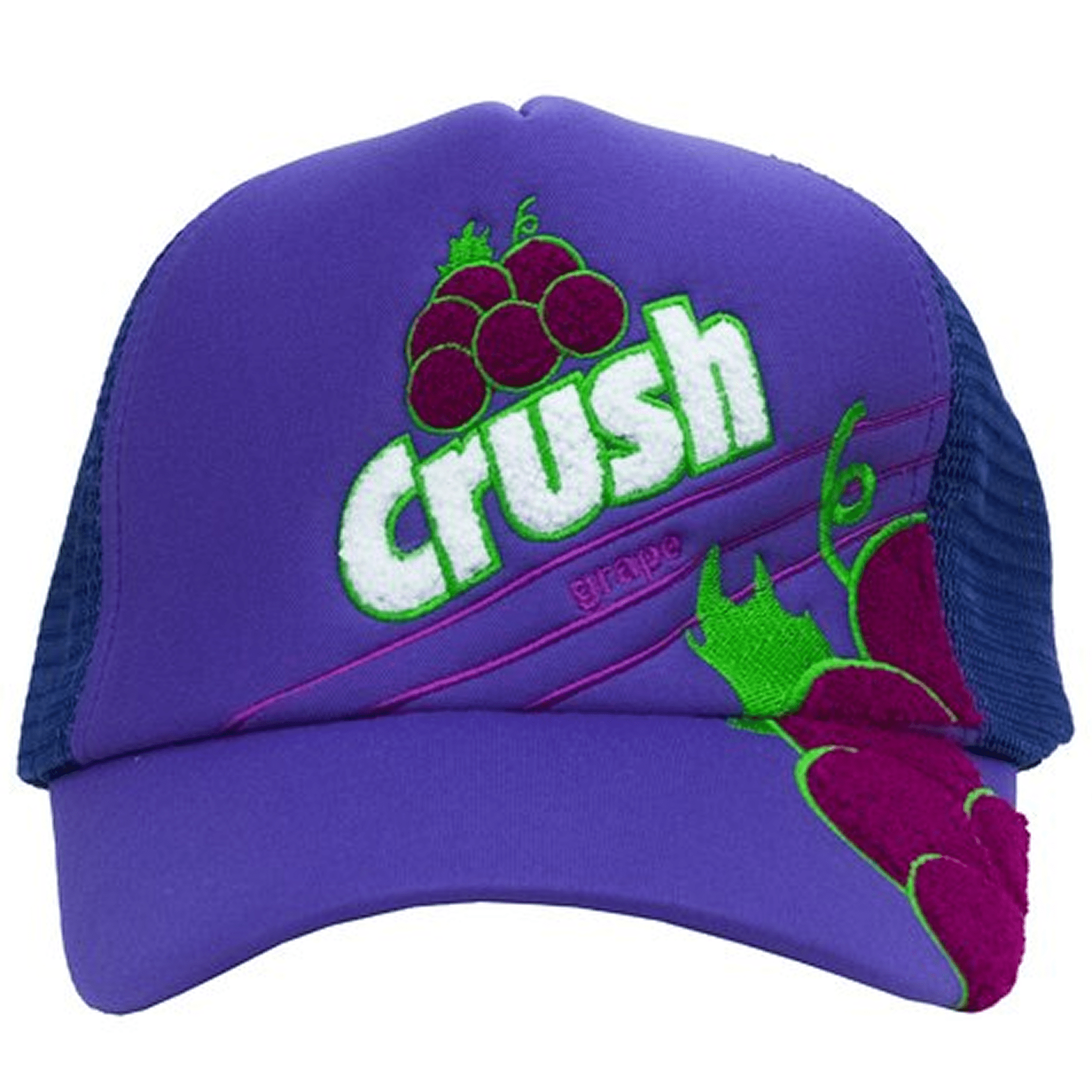 ODD SOX-Grape Crush Trucker Hat-Purple Snapback Cap, Mesh Back, One Size Adjustable