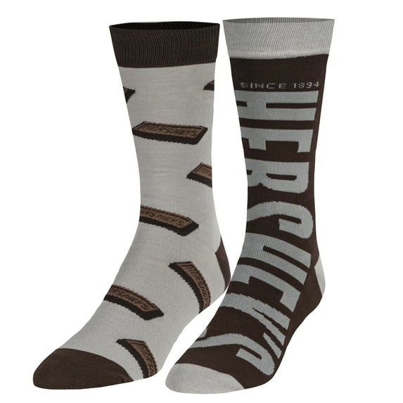 ODD SOX, Hershey's Bars, Fun Graphic Print Crew Socks for Men & Women, Large