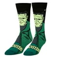 thumbnail image 1 of ODD SOX, Horror Movie Classics, Frankenstein  Monster Socks for Men, Adult Large, 1 of 6
