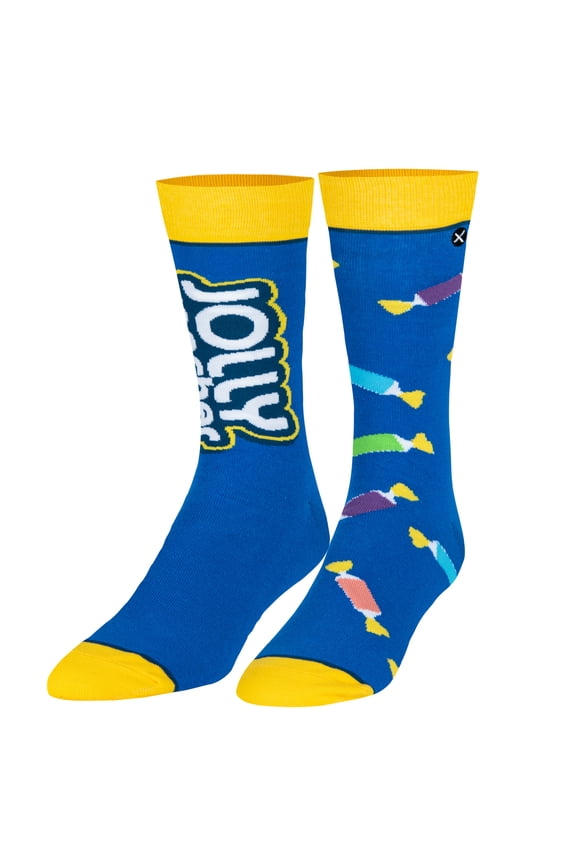 – Jolly Ranchers – Novelty Crew Socks – Size Large – Men's 8–12 / Women's 9.5–13.5 – Candy