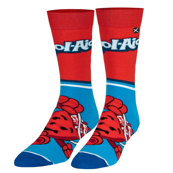 ODD SOX – Kool-Aid Man Oh Yeah Character Novelty Crew Socks – Size Large – Men’s 8–12 / Women’s