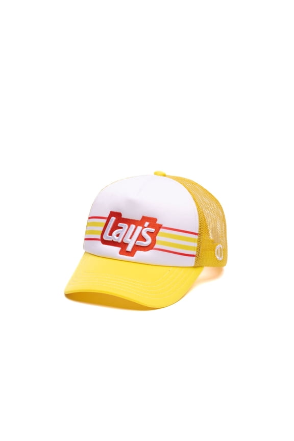 Lay's Potato Chips Trucker Hat Retro Snack Mesh Snapback Cap for Men & Women Classic