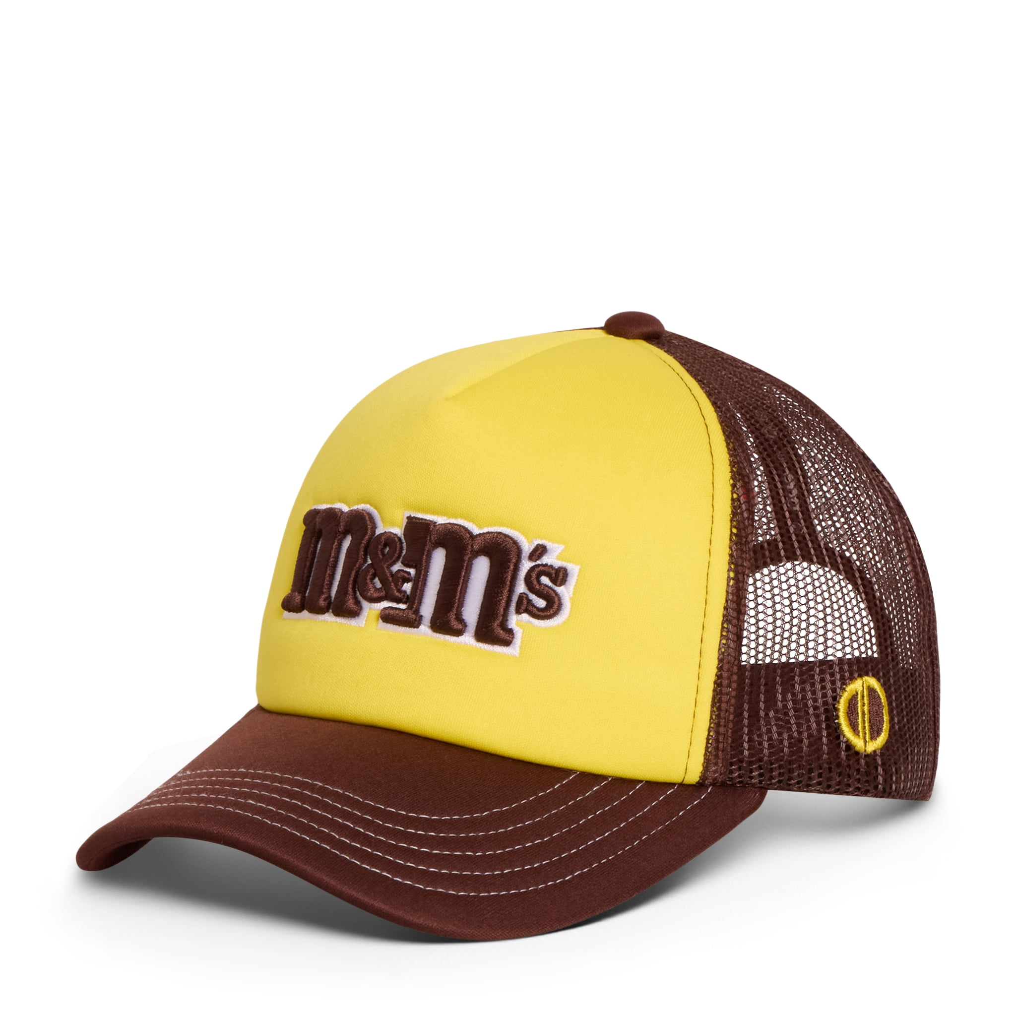 ODD SOX – M&M’S Trucker Hat – Classic Mesh Snapback Cap – Officially Licensed Candy Logo –