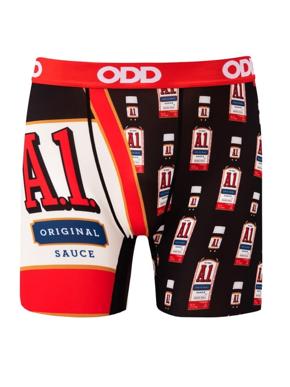 A1 Sauce Boxer Briefs, Mens Hot Sauce Underwear, Size XXL
