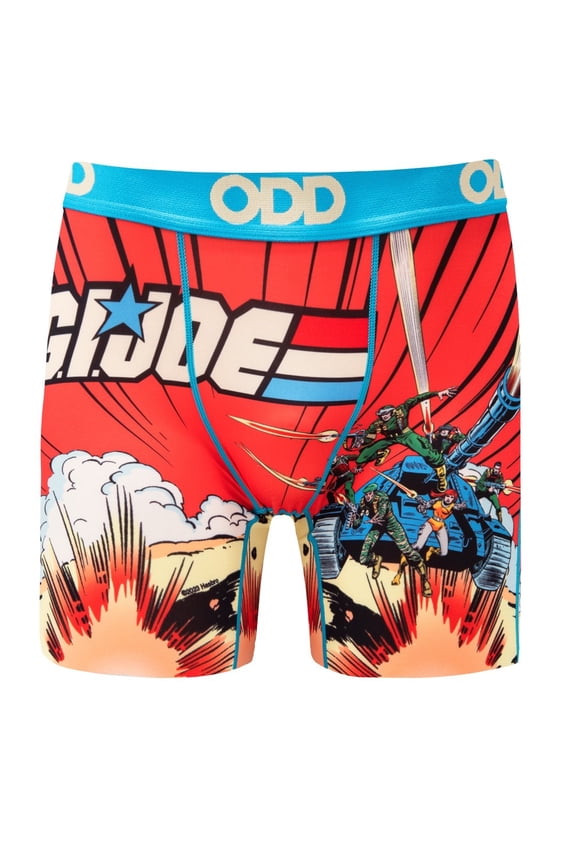Men's Boxer Brief, G.I. Joe Retro, Fun Novelty Underwear, Medium