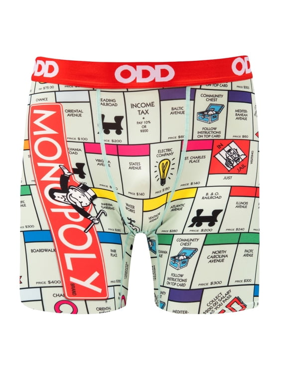 Monopoly Boxer Briefs, Mens Board Game Underwear, Size S