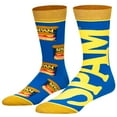 thumbnail image 1 of ODD SOX, Men's Funny Designer Novelty Food Snacks Socks, Spam Crew, Large Adult, 1 of 6