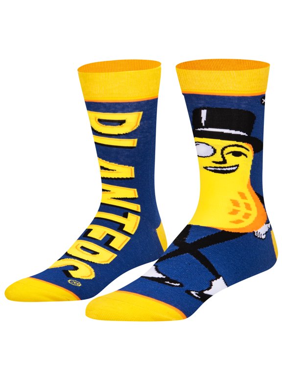 Planters Snack Foodie Crew Socks, Size Large