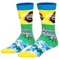 thumbnail image 1 of ODD SOX – Cheech & Chong Mash Up – Novelty Crew Socks – Size Large – Men's 8–12 / Women's 9.5–13.5 –, 1 of 6