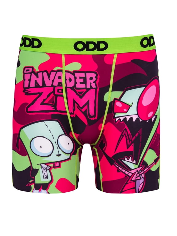 Invader Zim Boxer Briefs, Mens Cartoon Underwear, Size S