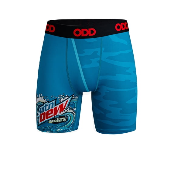 ODD SOX – Mountain Dew Baja Blast Boxer Briefs – Soda Drink Novelty Underwear – Small Size –