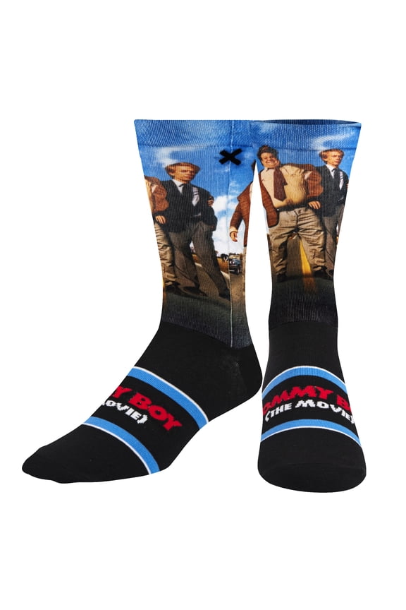 , Movie Merchandise, Men's Socks, Tommy Boy, Fun Novelty Men's Crew, Large