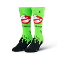 thumbnail image 1 of ODD SOX – Ghostbusters Slime Crew Socks – Fun 80s Movie Print Novelty Socks – Cotton Blend – Large, 1 of 3
