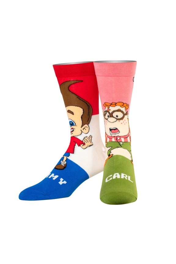 , Nickelodeon Crew Socks, Jimmy Neutron, Novelty Cartoon Prints, Large