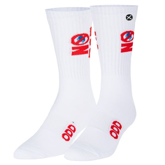 ODD SOX, No Cap, Fun, Sarcastic Sayings, Crew Socks for Men & Women