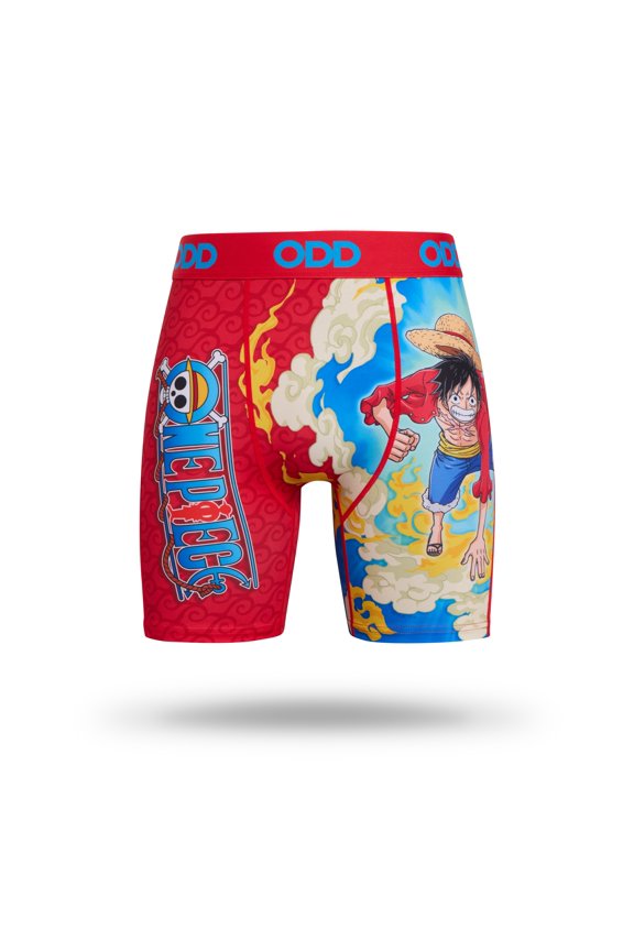 – One Piece Luffy Split Boxer Briefs – Adults & Teens Size Medium – Officially Licensed