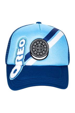 -Oreo Cookie Trucker Hat – Snapback Cap – Mesh Back – One Size Adjustable