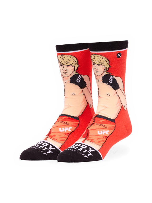 Paddy Pimblett UFC MMA Fighter Combat Crew Socks, Size Large