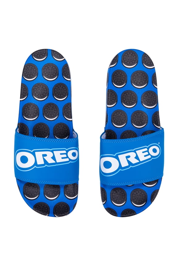 , Slide, Slip On Sandal, Oreo, Soft, Comfortable, Unisex, Large