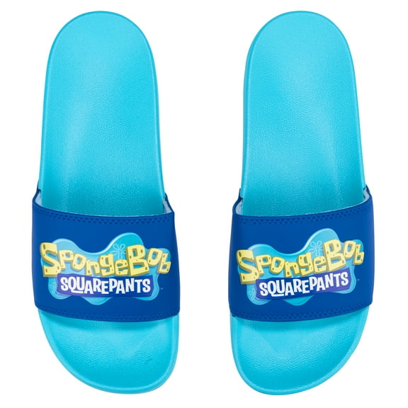 ODD SOX – SpongeBob SquarePants Slide Slippers – Soft Slip-On Sandals – Medium Size for Men & Women