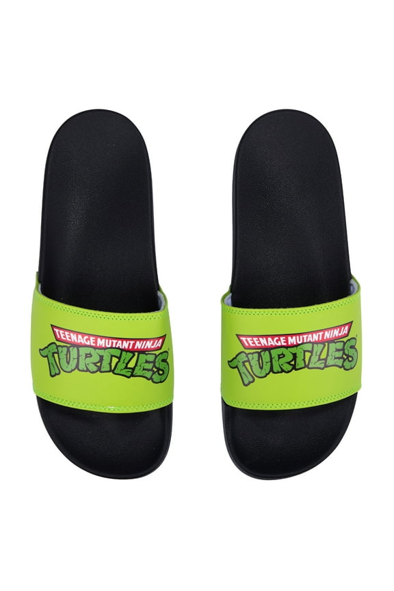 – Teenage Mutant Ninja Turtles Licensed Cartoon Slides – Colorful Pop Culture Soft Slip-On