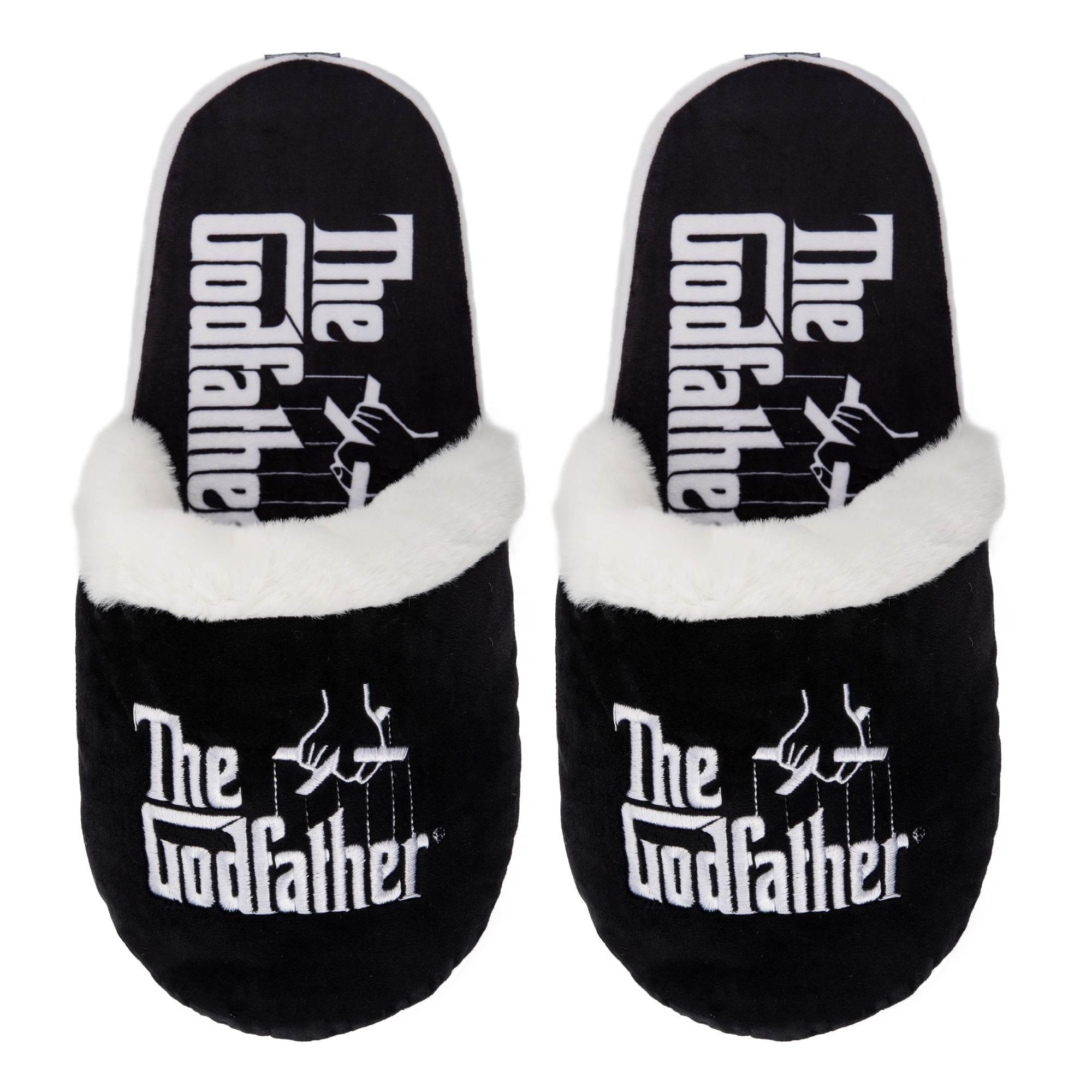 Odd Sox Fuzzy House Shoes, The Godfather Fun Plush Indoor Slipper