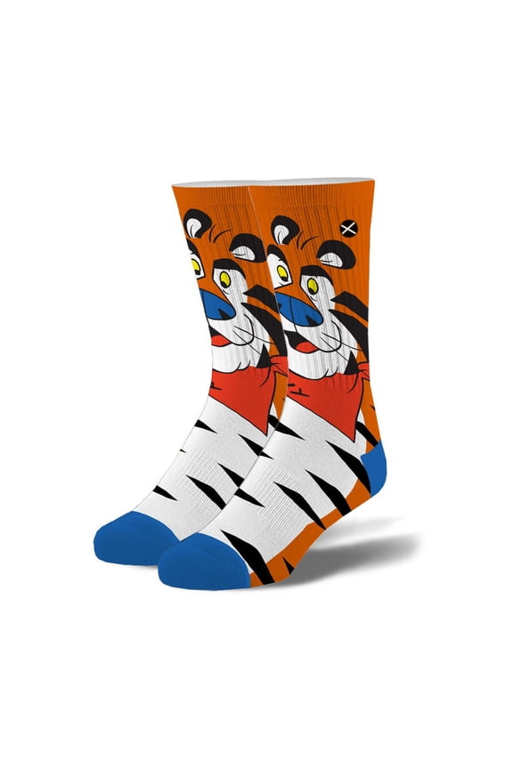 – Tony the Tiger Frosted Flakes Crew Socks – Official Kellogg’s Cereal Merch – Large Size