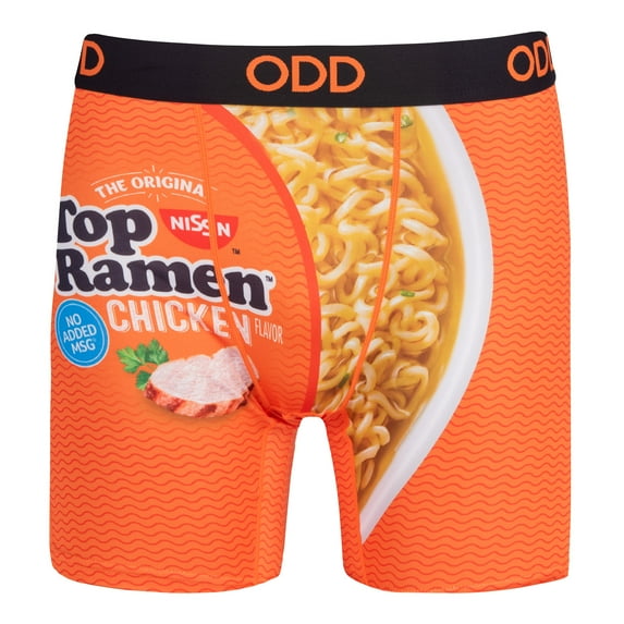 ODD SOX – Top Ramen Chicken – Novelty Boxer Briefs – Stretch Performance Underwear – Size Large –