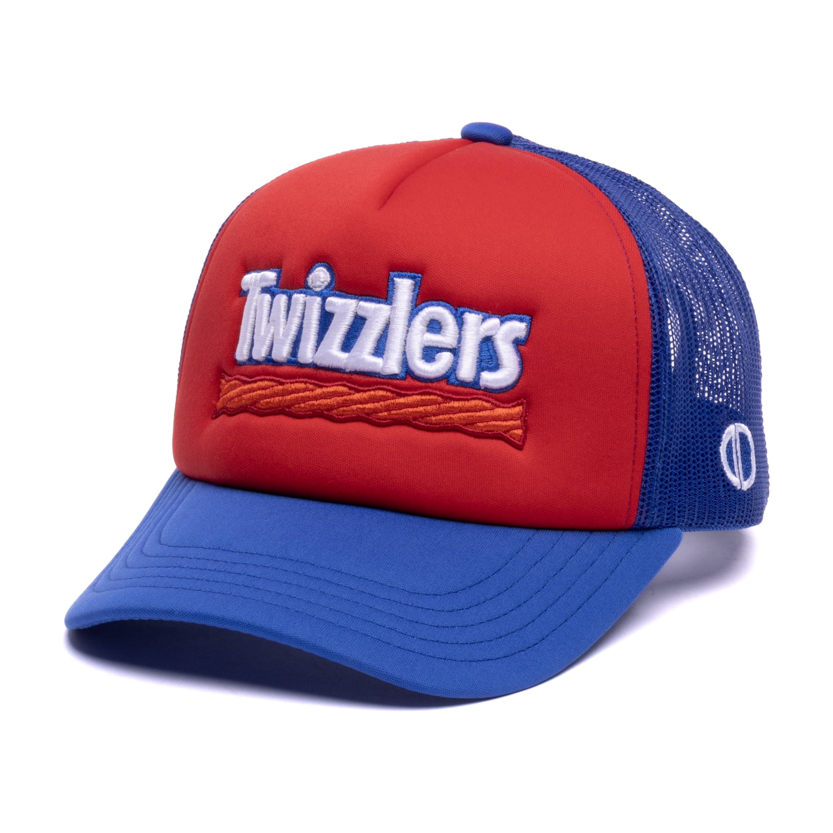 ODD SOX Twizzlers Trucker Hat – Classic Candy Mesh Snapback Cap for Men & Women Sweet Snack Blue Red