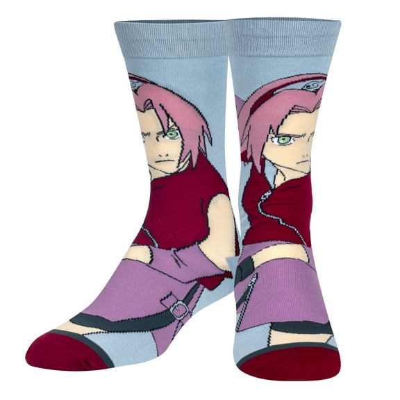 ODD SOX, Unisex, Anime, Sakura, Crew, Novelty Funny Cool Cartoon Adult Swim