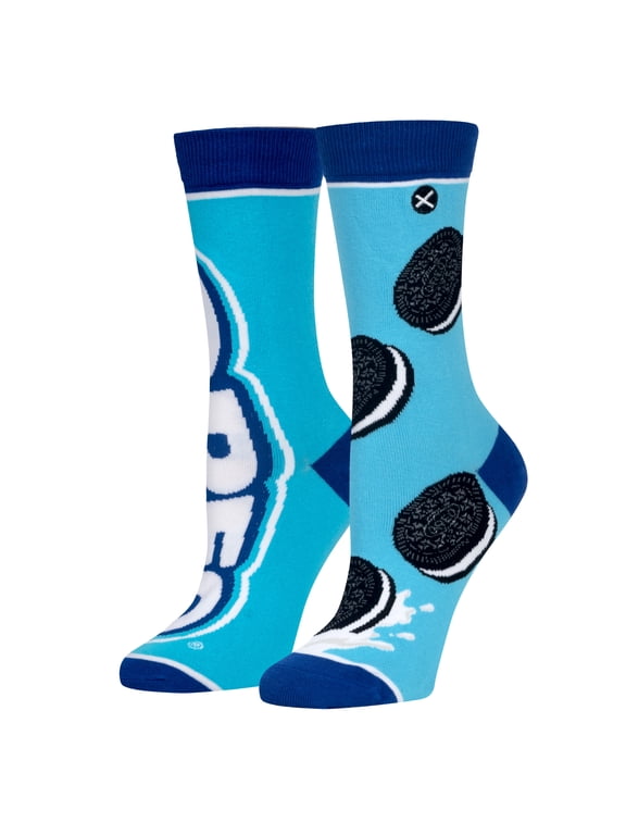 Oreo Cookies Nabisco Snack Foodie Crew Socks, Size Medium