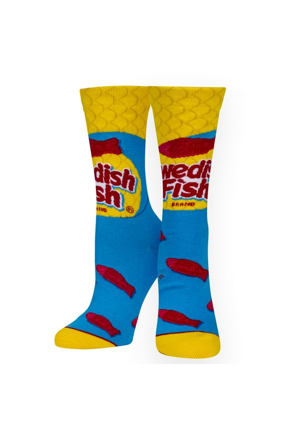 , Women's, Food, Swedish Fish, Crew, Novelty Funny Cute Cool Socks