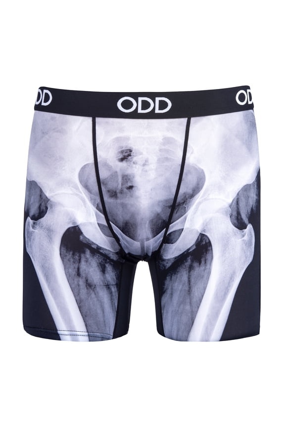 – X-Ray Skeleton Boxer Briefs – Funny Bone Anatomy Underwear for Men – Skeleton Graphic