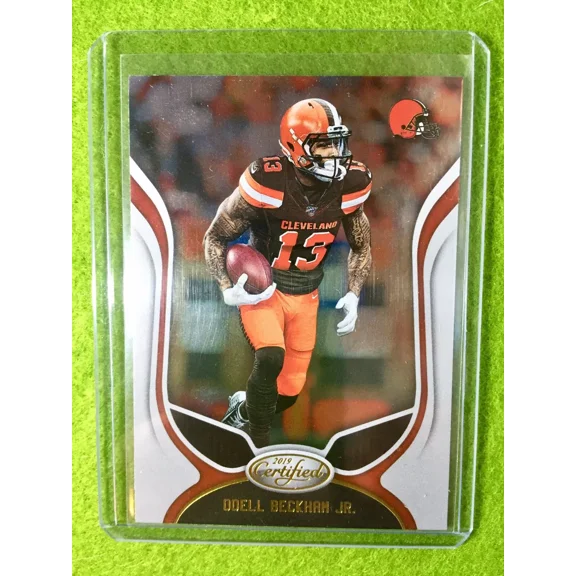 ODELL BECKHAM JR CARD JERSEY #13 CLEVELAND BROWNS FOOTBALL 2019 Panini Certified